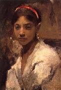 Head of a Capri Girl John Singer Sargent